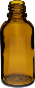 10ml Enghalsflasche (Tropfflasche) Braunglas, ohne Verschluss